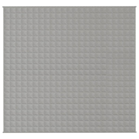 Vidaxx vægtet tæppe 220x230 cm 15 kg stof grå