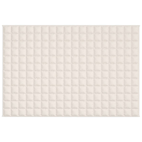 Vidaxx vægtet tæppe 122x183 cm 5 kg stof Lyscreme