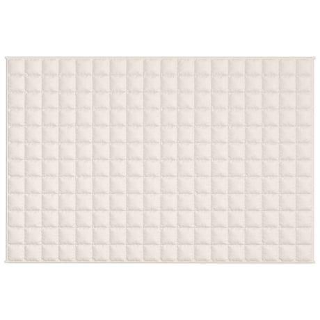 Vidaxx vægtet tæppe 122x183 cm 9 kg stof Lyscreme