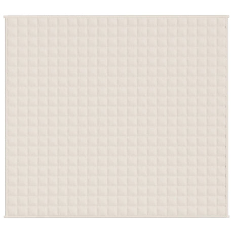 Vidaxx vægtet tæppe 200x230 cm 9 kg stof let fløde fløde