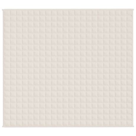 Vidaxx vægtet tæppe 200x230 cm 13 kg stof let fløde fløde