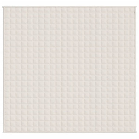 Vidaxx vægtet tæppe 220x240 cm 11 kg stof Lyscreme