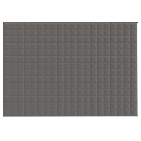 Vidaxx vægtet tæppe 140x200 cm 6 kg stof grå