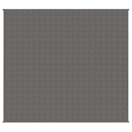 Vidaxx vægtet tæppe 200x220 cm 13 kg stof grå