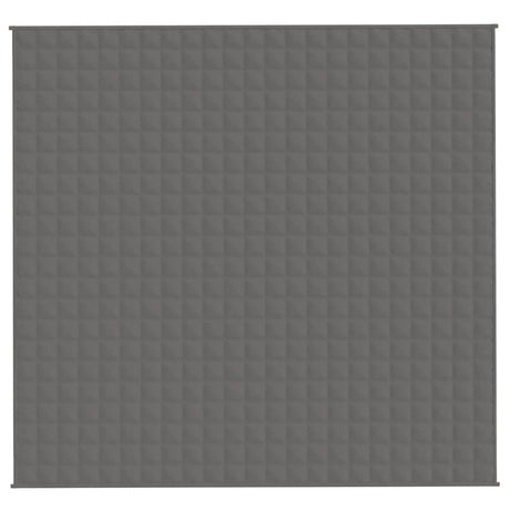 Vidaxx vægtet tæppe 220x230 cm 11 kg stof grå