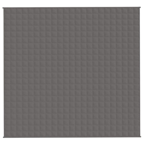 Vidaxx vægtet tæppe 220x230 cm 15 kg stof grå