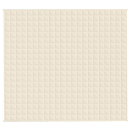 Vidaxx vægtet tæppe 200x220 cm 9 kg stof let fløde fløde