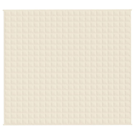 Vidaxx vægtet tæppe 200x230 cm 13 kg stof let fløde fløde