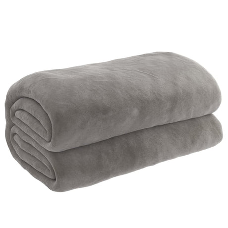 Vidaxx vægtet tæppe med dækning 200x220 cm 9 kg stof grå
