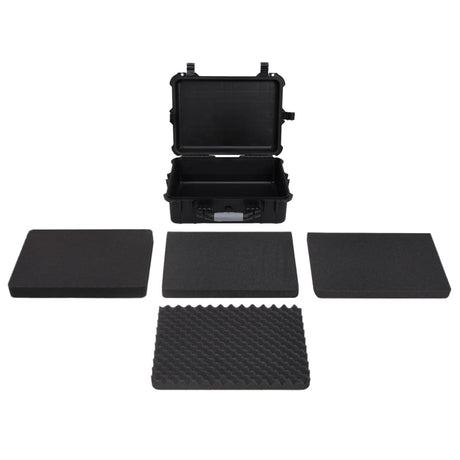 Vidaxl FlightCase Portable 52x40x19 cm pp sort