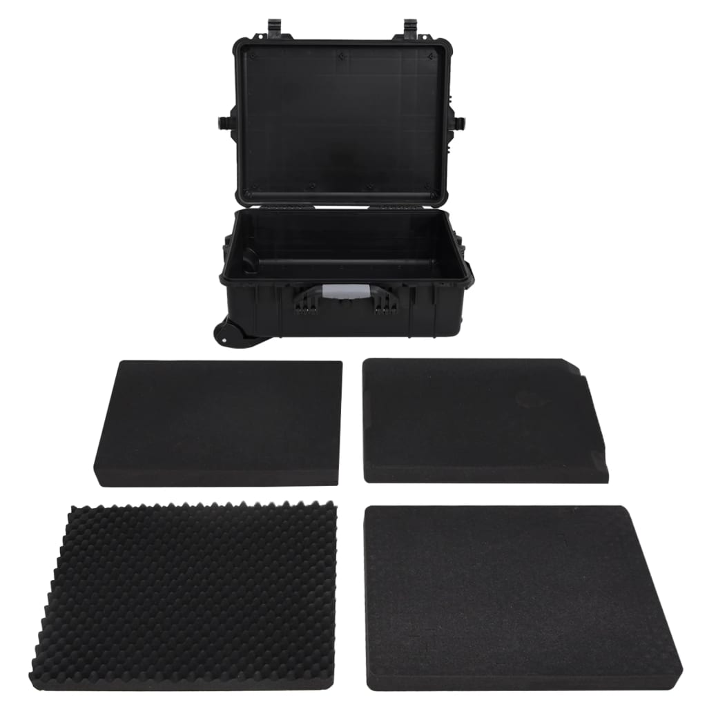 Vidaxx Flight Case på hjul 63x50x23 cm pp sort