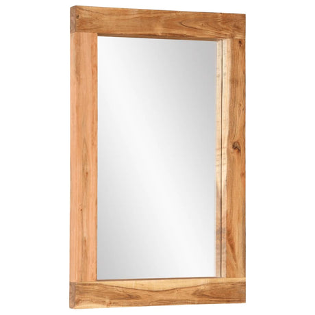 Vidaxx Mirror 70x50 cm Solid Acacia Wood and Glass