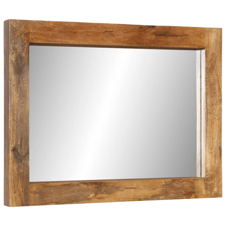 Vidaxl Mirror 70x50 cm fast mango træ og glas