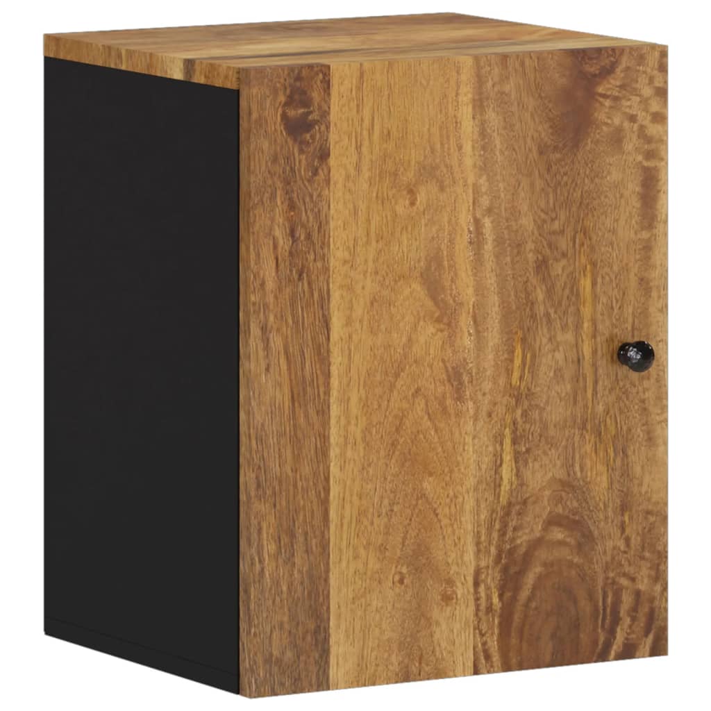 Vidaxl badkamerwandkast 38x33x48 cm massief mangohout