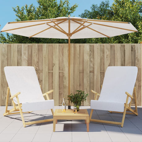 Vidaxl Beach håndklæder 2 stk 400 g m² 60x135 cm stof hvid