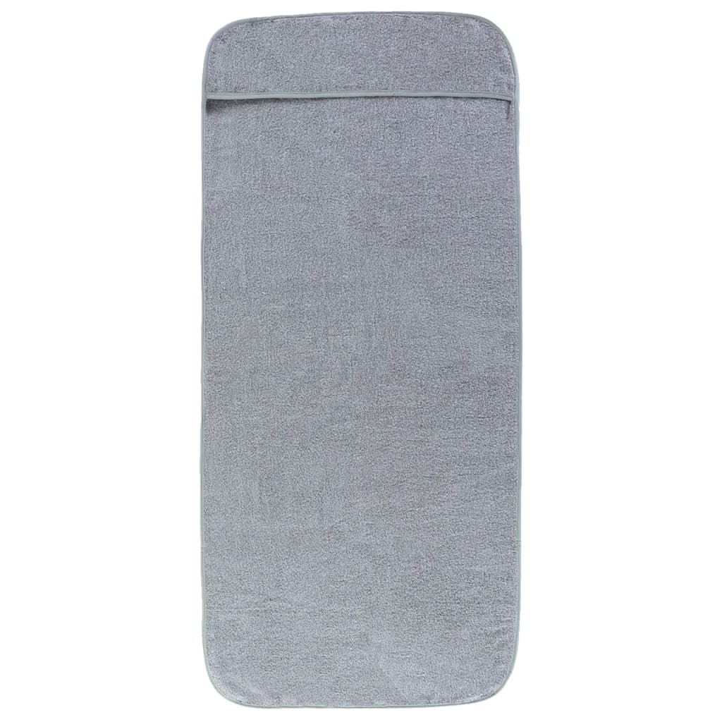 Vidaxl Beach håndklæder 2 stk 400 g m² 60x135 cm stof grå