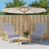 Vidaxl Beach håndklæder 2 stk 400 g m² 60x135 cm stof grå