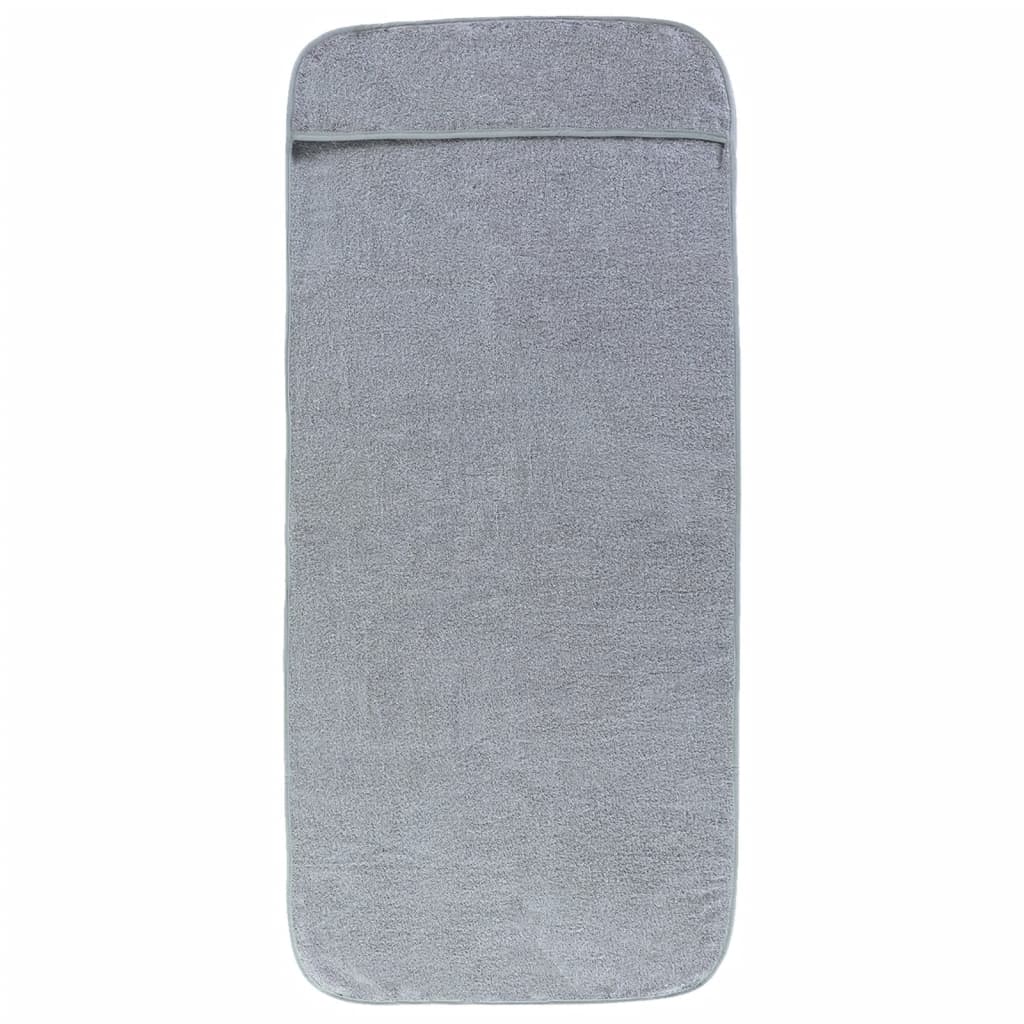 Vidaxl Beach håndklæder 2 stk 400 g m² 75x200 cm stof grå
