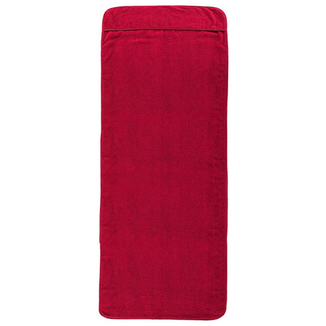 Vidaxl Beach håndklæder 2 stk. 400 g m² 60x135 cm stofburgunder rød