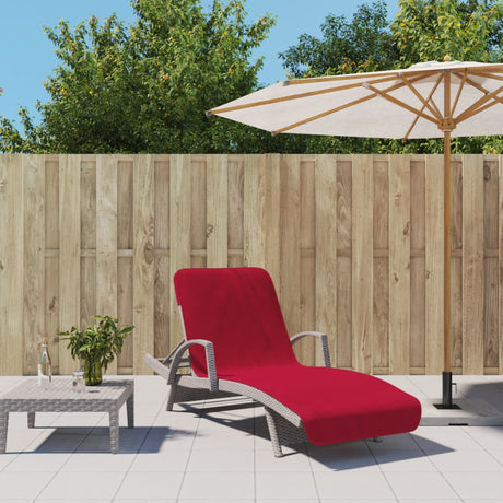 Vidaxl Beach håndklæder 2 stk. 400 g m² 75x200 cm stofburgunder rød