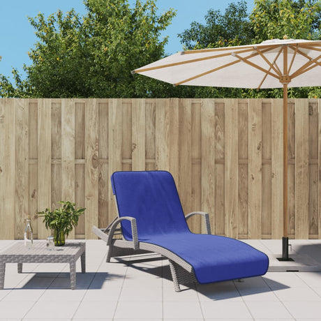 Vidaxl Beach Håndklæder 2 stk 400 g m² 75x200 cm stof Royal Blue
