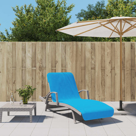 Vidaxx Beach håndklæder 2 stk 400 g m² 75x200 cm stof turkis