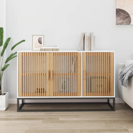 Vidaxl dressoir 105x30x65 cm bewerkt hout wit