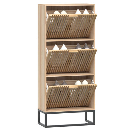 Vidaxx skoskab 52x25x120 cm udformet træ