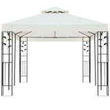 Vidaxl Gazebo med dobbelt tag 6x3 m hvid
