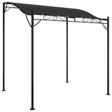 Vidaxl markise 2x2,3 m 180 g m² stof og stål antracit