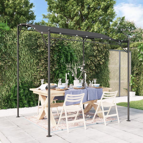 Vidaxl markise 2x2,3 m 180 g m² stof og stål antracit