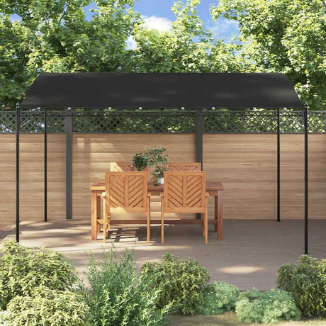 VIDAXX AWNING 4X3 M 180 g m² stof og stålantracit