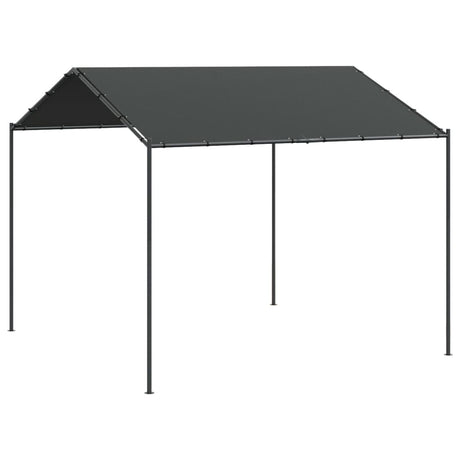 Vidaxl Garden Pavilion 3x3 M stål og stof Anthracite