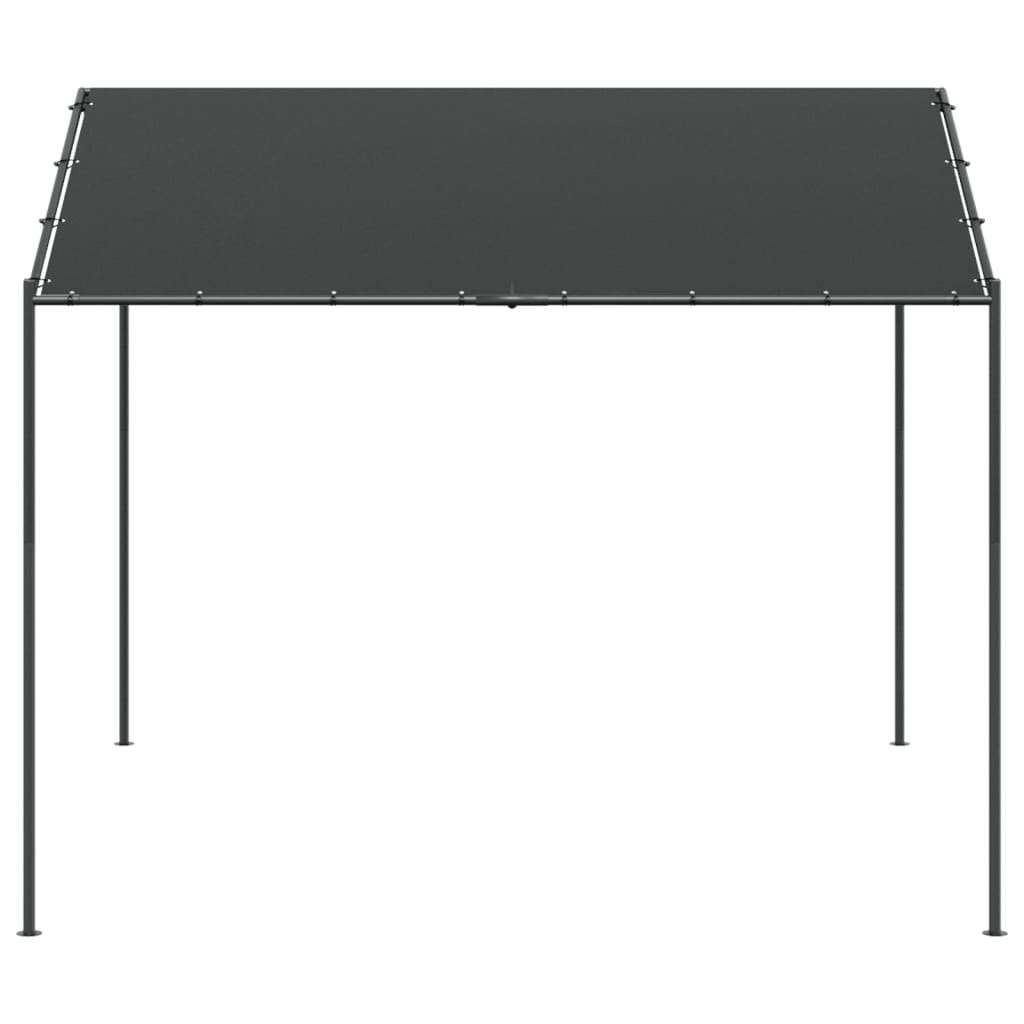 Vidaxl Garden Pavilion 3x3 M stål og stof Anthracite