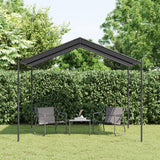Vidaxl Garden Pavilion 3x3 M stål og stof Anthracite