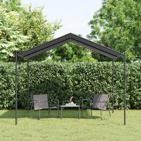 Vidaxl Garden Pavilion 3x3 M stål og stof Anthracite