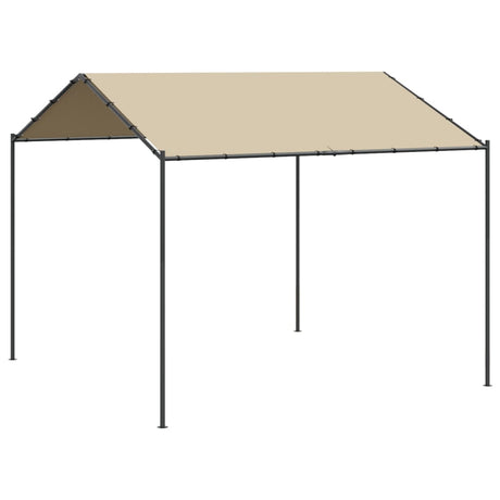 Vidaxxl Garden Pavilion 3x3 m stål og stof beige