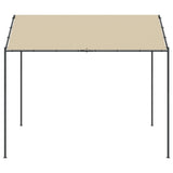 Vidaxxl Garden Pavilion 3x3 m stål og stof beige
