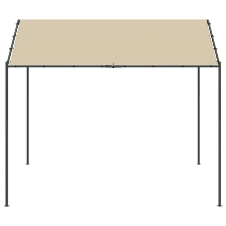 Vidaxxl Garden Pavilion 3x3 m stål og stof beige