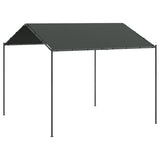 Vidaxl Garden Pavilion 4x4 M stål og stof Anthracite