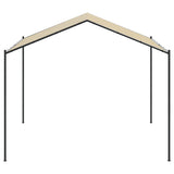 Vidaxxl Garden Pavilion 4x4 M stål og stof beige
