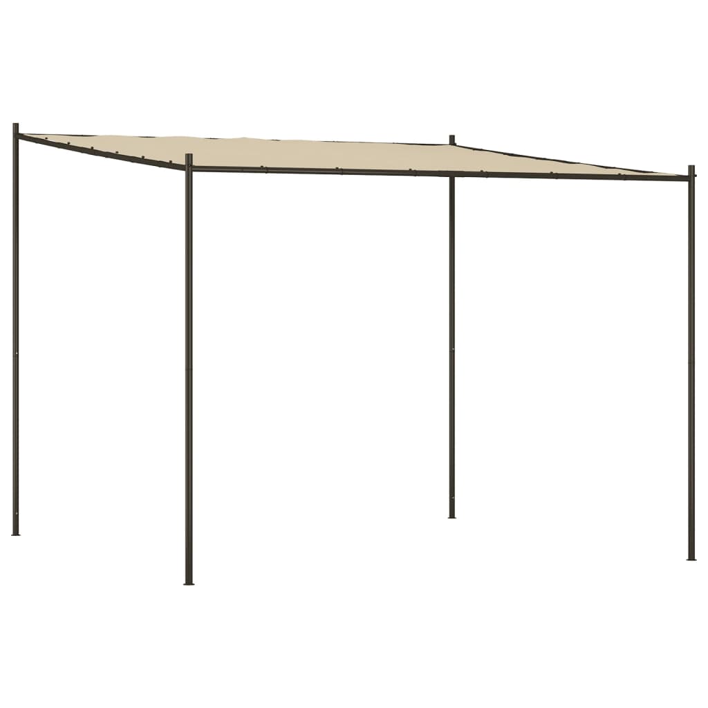 Vidaxx Gazebo 3x3 m 180 g m² stof og stål beige
