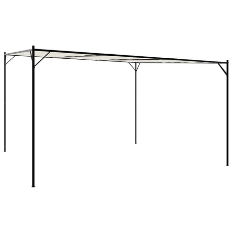 Vidaxx Gazebo 4x4 m 180 g m² stof og stålhvide
