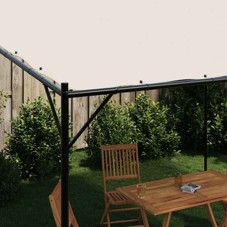 Vidaxx Gazebo 4x4 m 180 g m² stof og stålhvide
