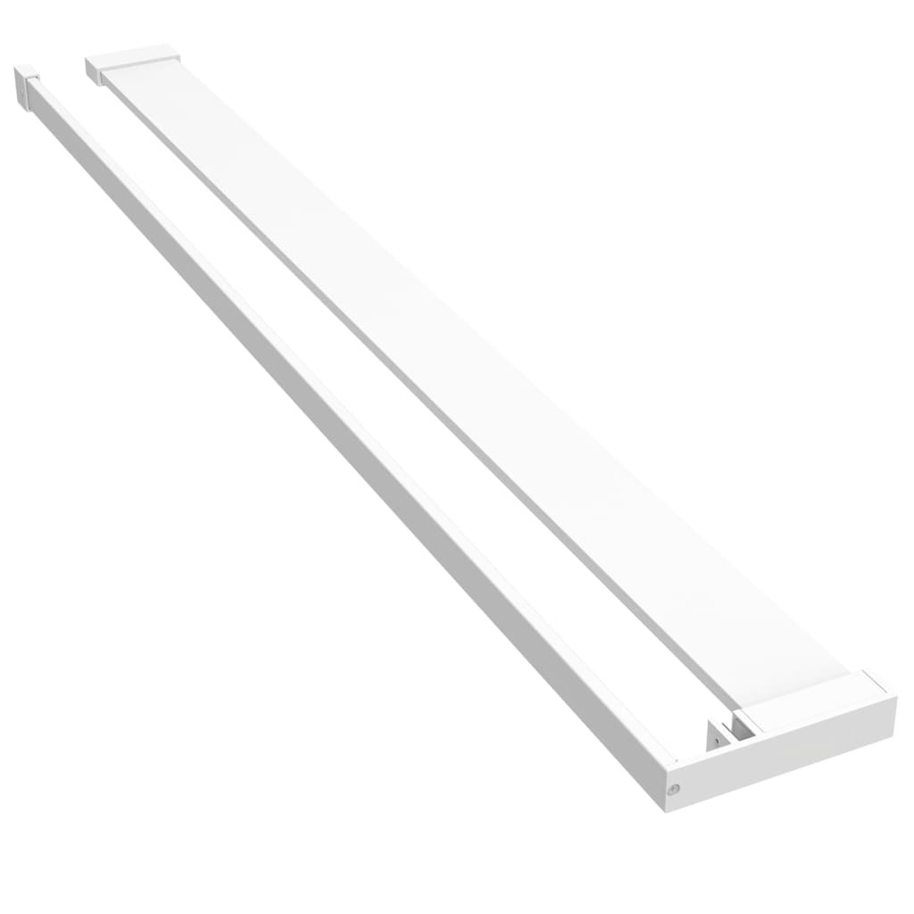 Vidaxl Walkschep for Walk -In brusevæg 80 cm aluminium hvid