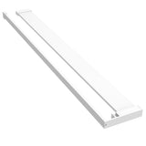 Vidaxl Walkschop til gåtur -i brusevæg 90 cm aluminium hvid