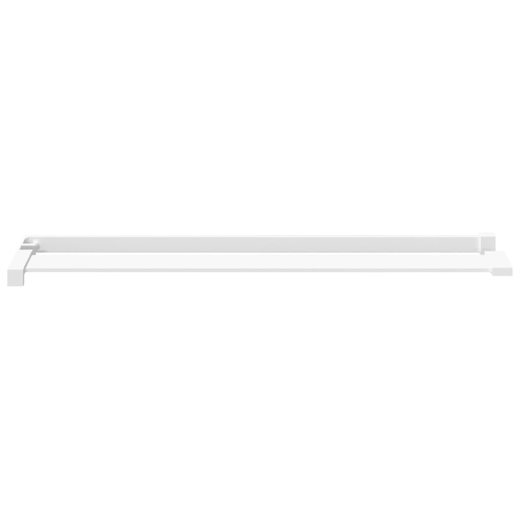 Vidaxl Walkschop til gåtur -i brusevæg 90 cm aluminium hvid