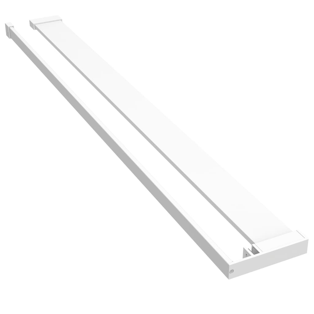 Vidaxl Walkschop til gåtur -i bruser stav 100 cm aluminium hvid