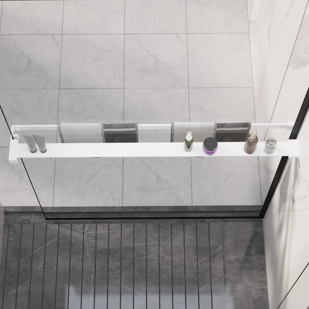 Vidaxl Walkschop til gåtur -i bruser stav 100 cm aluminium hvid