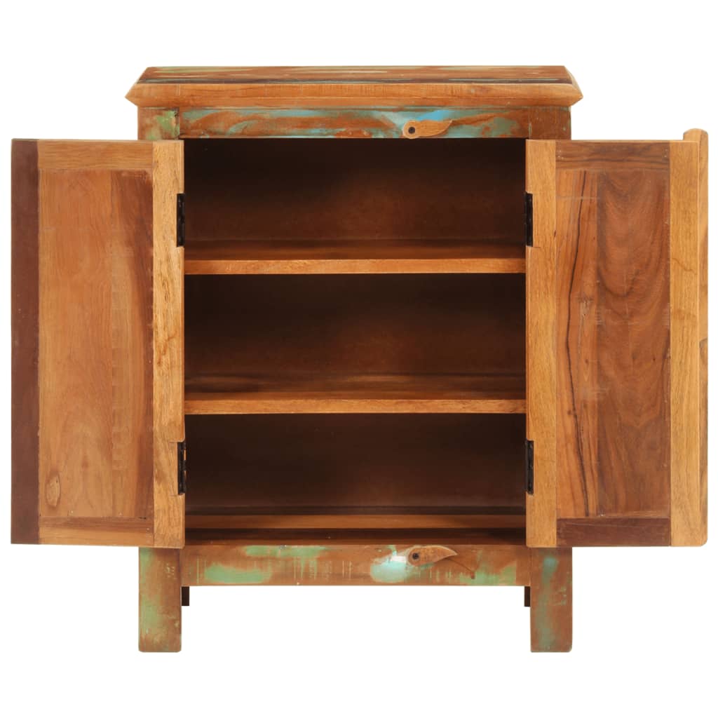 Vidaxl dressoir met 2 deuren 55x30x70 cm massief gerecycled hout